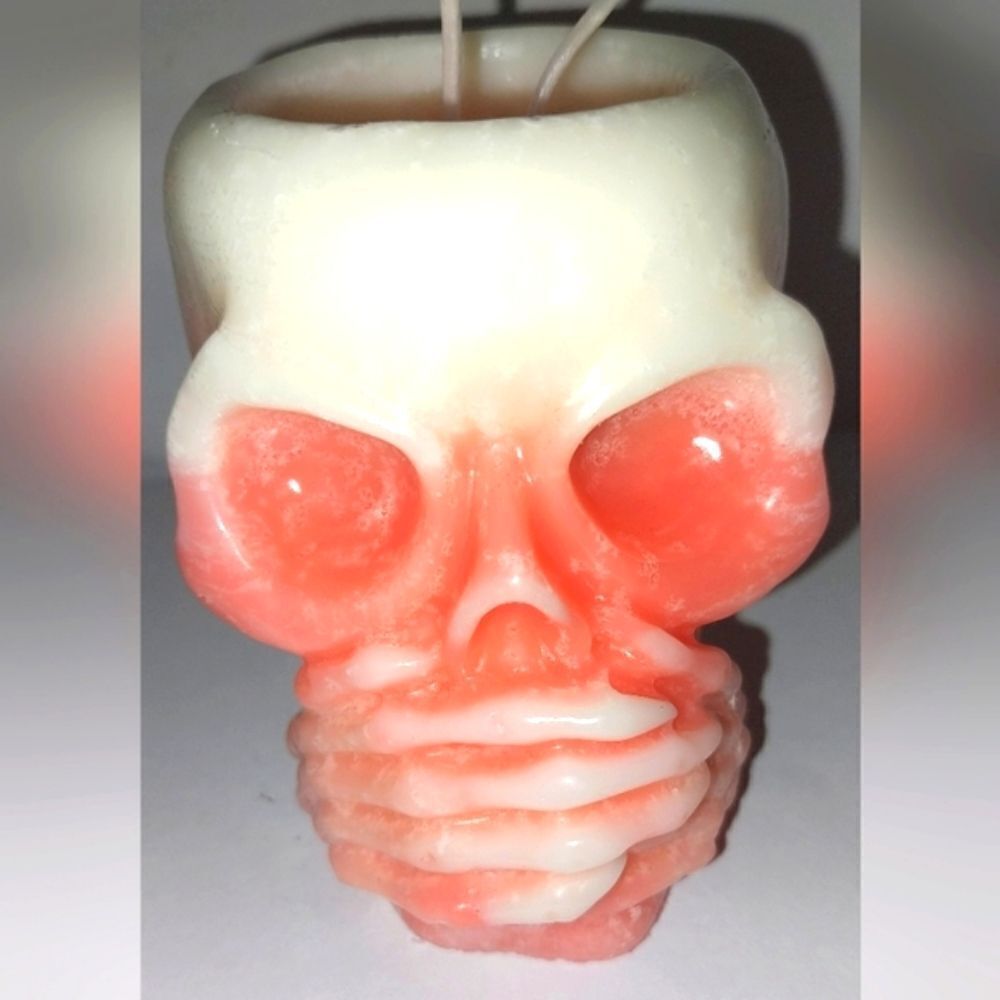 Hand crafted limited edition from our raging skull candle collection